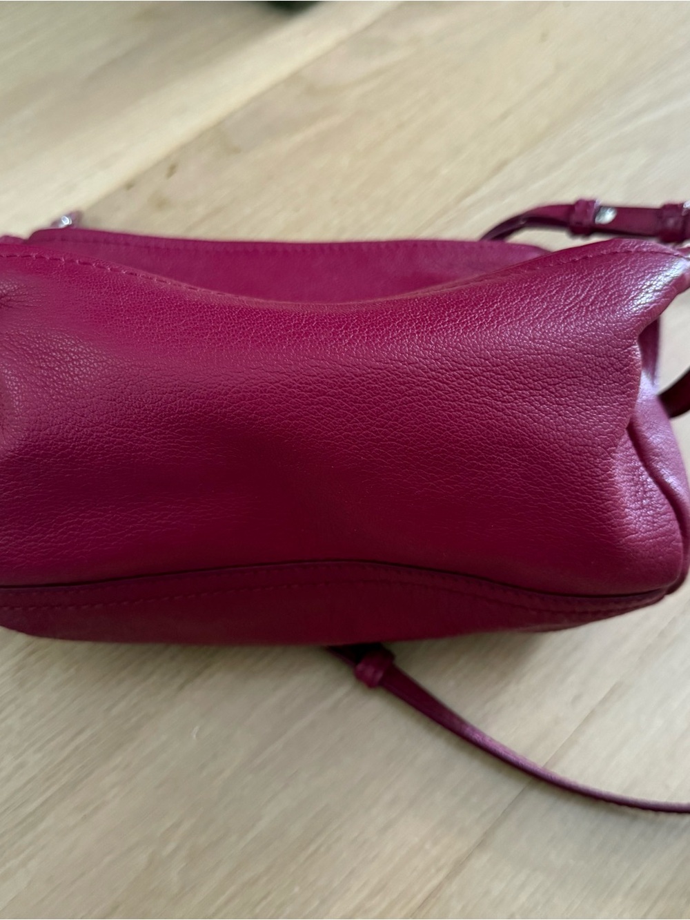 Givenchy Mini Pandora in Rasberry Leather - Picture 3 of 11
